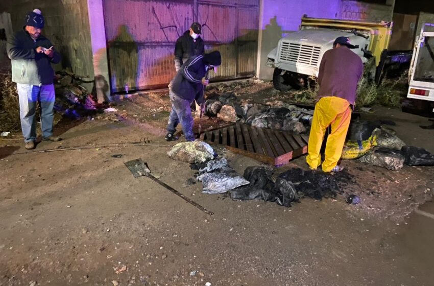 Resuelven sabotaje a colector y drenajes en Villa de Pozos