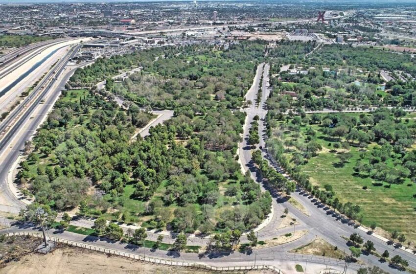 Informa Semarnat sobre trabajos en el parque público El Chamizal