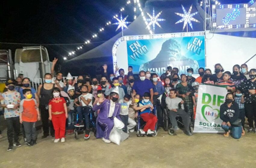 Soledenses disfrutan de función de circo en el día de la familia