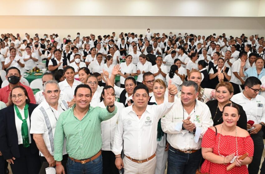 Anuncian certeza laboral y jubilación digna a personal de enfermería