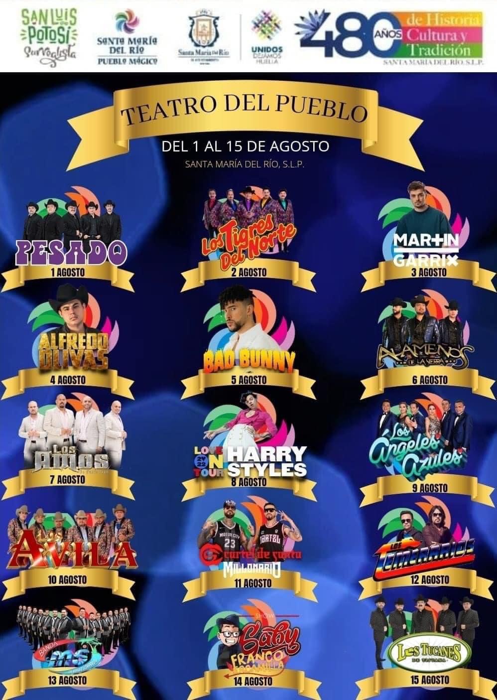 Futuro San Luis® Cartel Teatro del pueblo FENAPO 2022