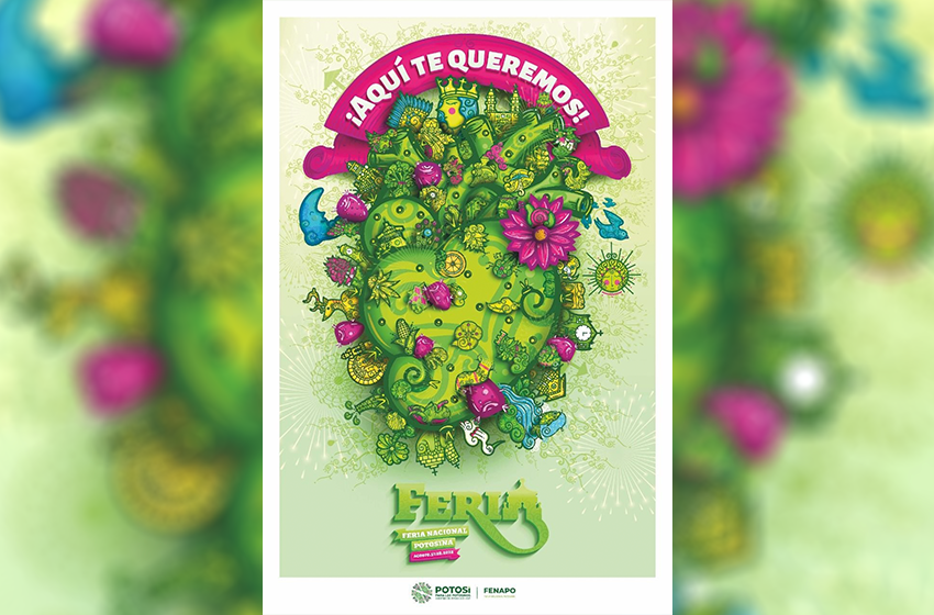 Éste es el cartel de FENAPO 2022