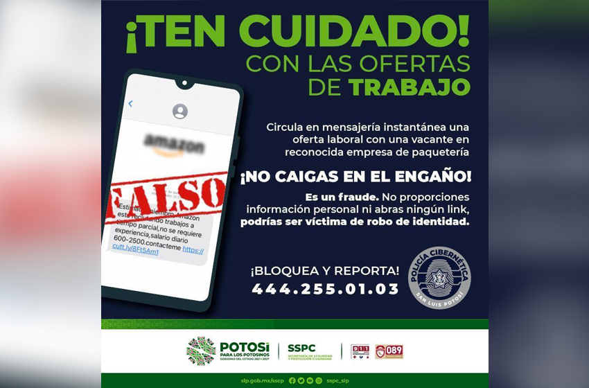 Alertan por falsas ofertas laborales