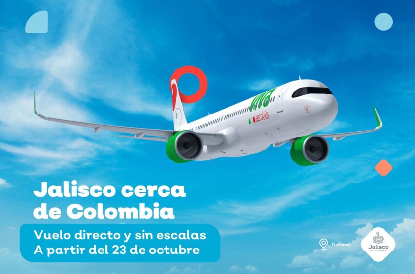 Ofrece Jalisco nueva ruta a Colombia