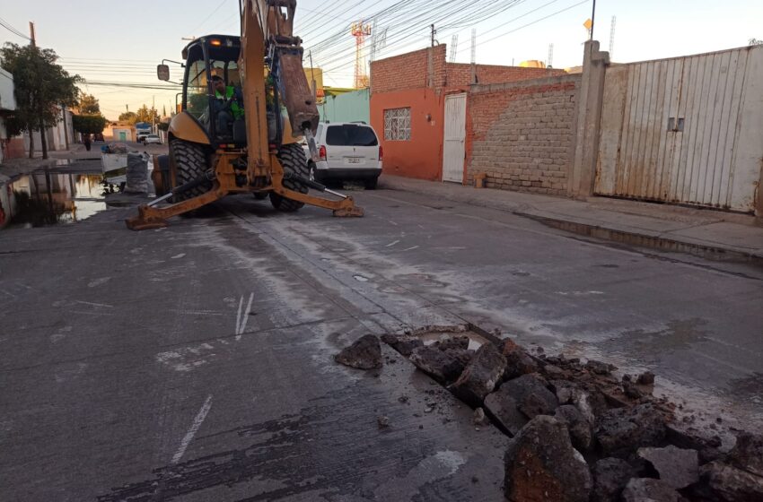  Inicia Interapas trabajos al oriente de la Capital