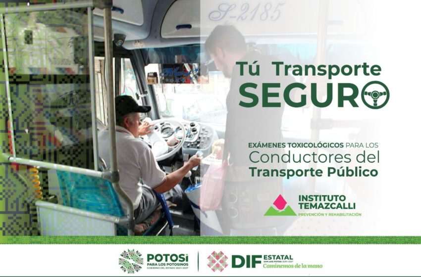 Aumentarán pruebas antidoping a operadores del transporte público