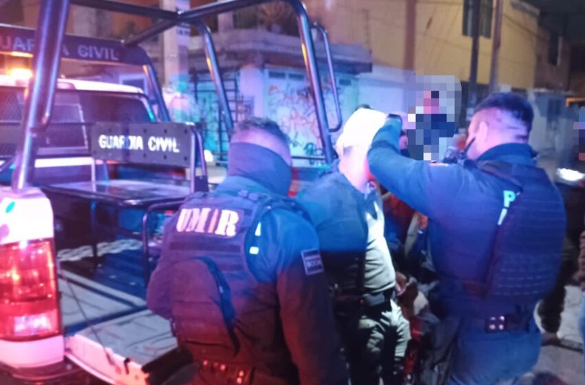  Policía Municipal auxilia a oficiales de la Guardia Civil Estatal heridos en un operativo