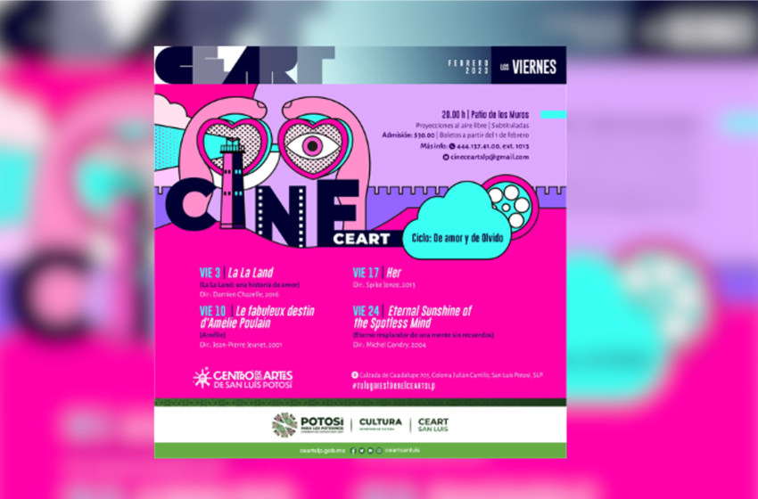  “De amor y de olvido”, nuevo ciclo de cine en el CEARTSLP