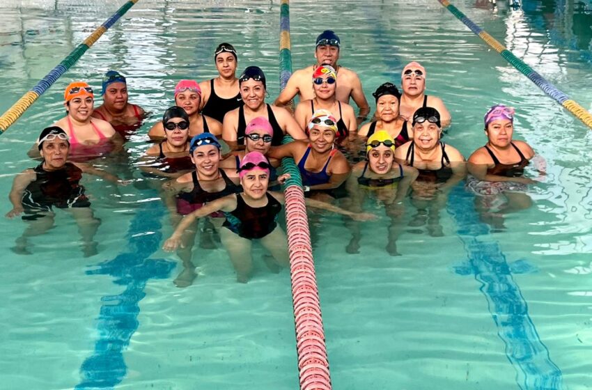 Invita INPODE a clases de natación en Unidad José López Portillo