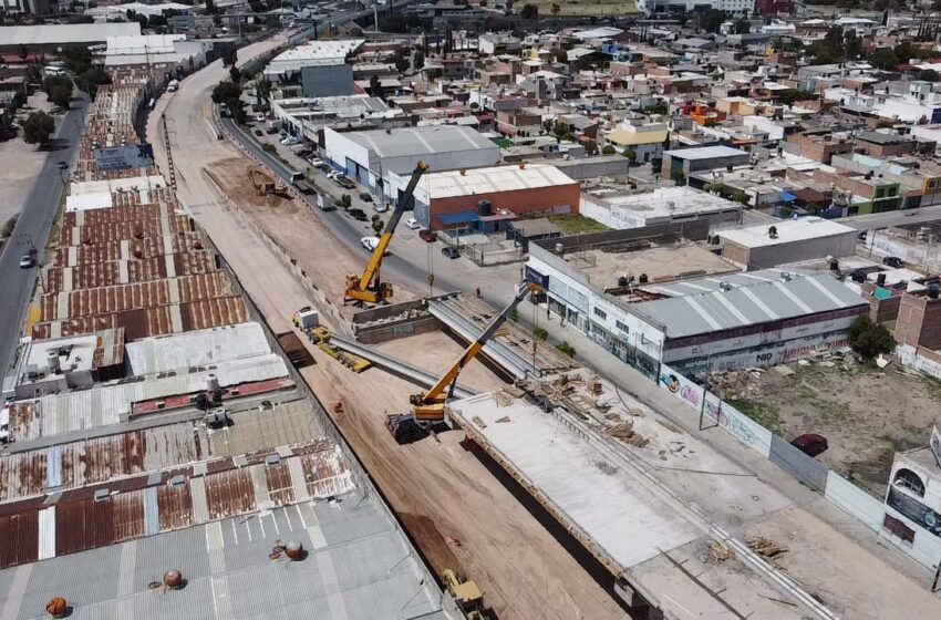  En apoyo a la movilidad, avanza puente de Circuito Potosí y Calle 71