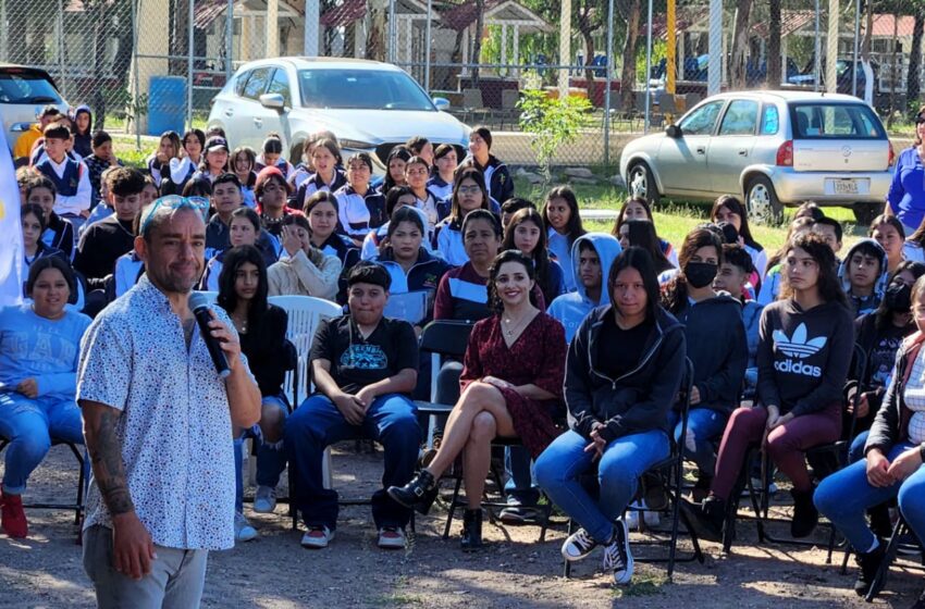 Arranca el programa «Alejado de Riesgos» en el Cecytea Villa Licenciado Jesús Terán, en Calvillito