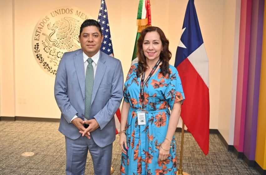 Ricardo Gallardo sostuvo reunión con la Cónsul General de México en Houston
