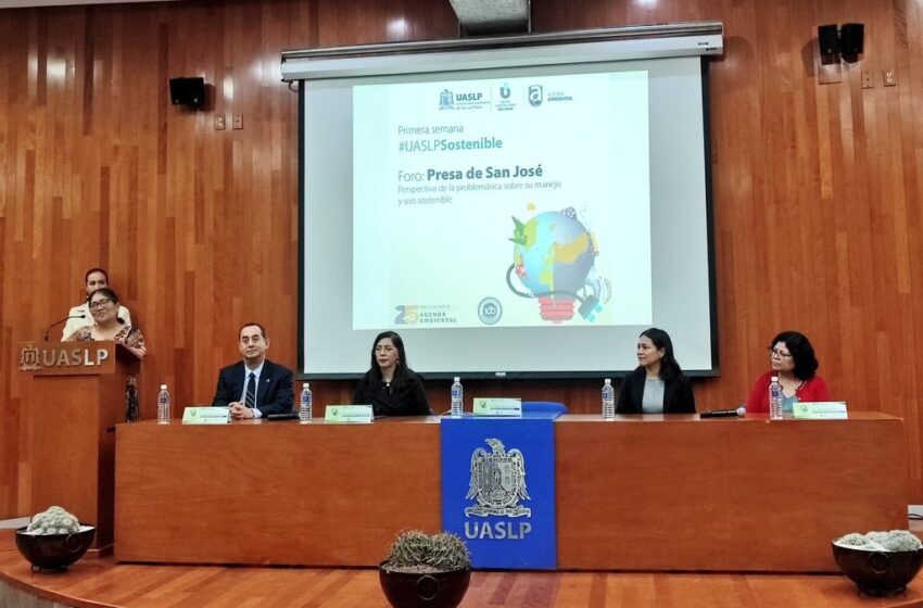  Agenda Ambiental UASLP realiza foro sobre Presa de San José