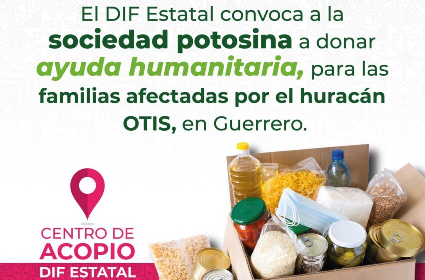 Gallardo anuncia apertura de centro de acopio en apoyo a familias guerrerenses