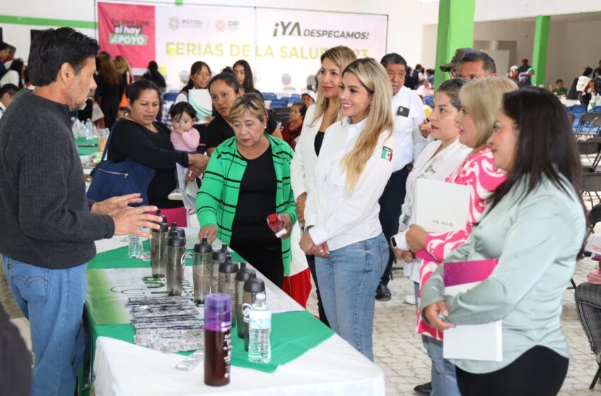  Con apoyo del DIF Estatal gobierno lleva servicios de salud a Catorce