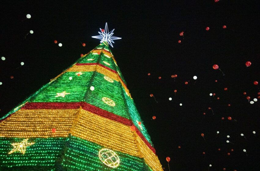 Familias disfrutan de festival navideño en la FENAPO 