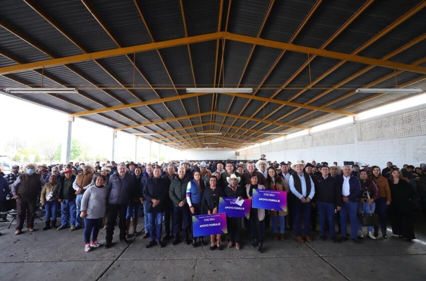 Anuncia Tere Jiménez la ampliación del distrito de riego 001 durante 2024