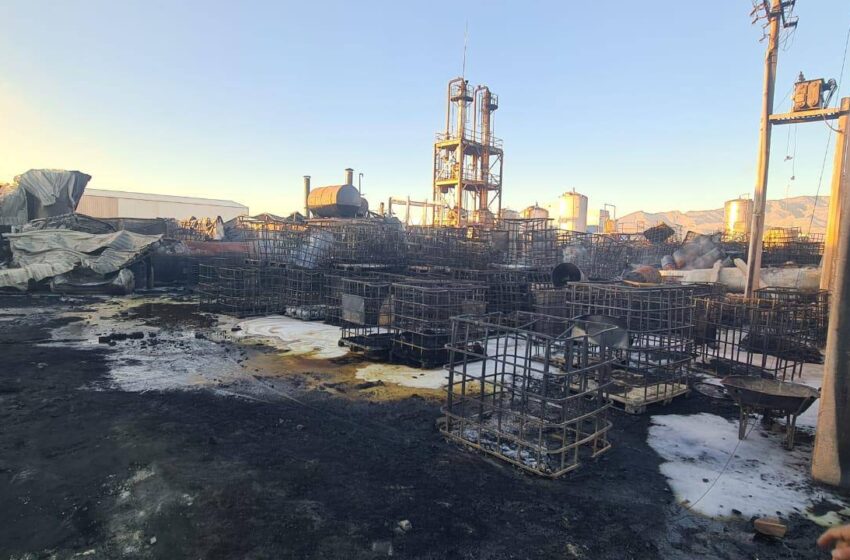 Cuerpos de Emergencia Responden a Incendio en Zona Industrial