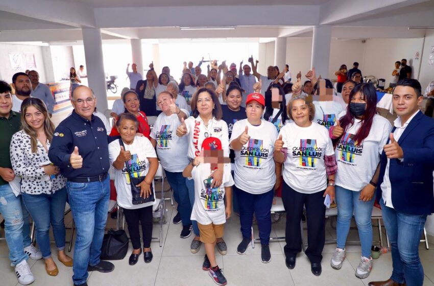 San Luis Potosí necesita continuidad en el trabajo para mejorar la calidad de vida de los habitantes: Enrique Galindo