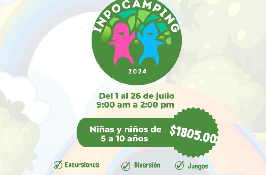 Inpojuve lanza su primer campamento de verano para niños