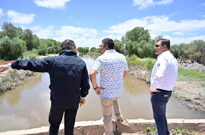 Gobernador Ricardo Gallardo supervisa la ampliación del bulevar Río Santiago