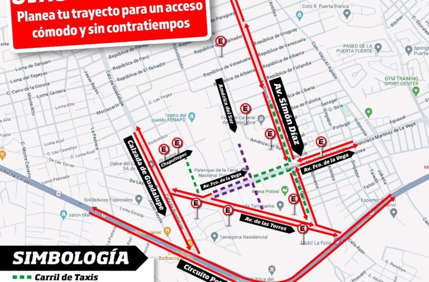 Operativo vial especial para la Fenapo 2024 por la SSPC de San Luis Potosí