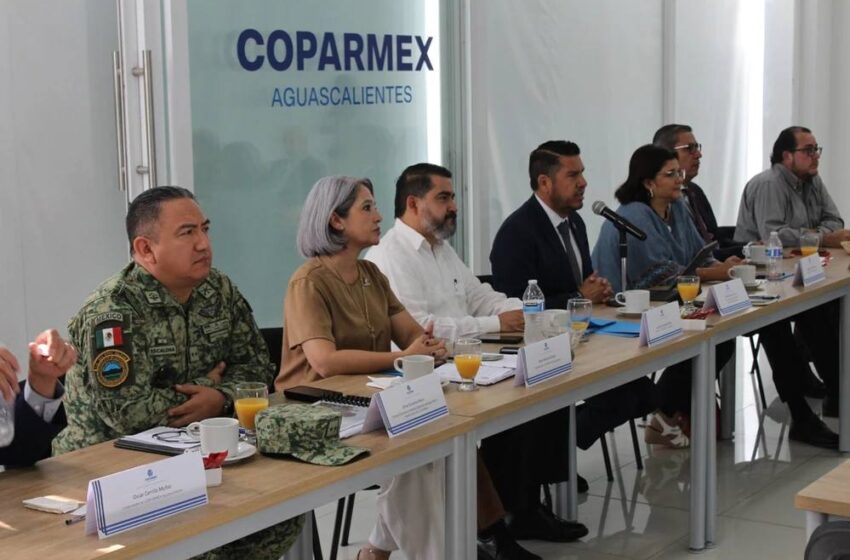  Coparmex Reconoce Avances en Seguridad de Aguascalientes Como Clave para el Crecimiento Económico