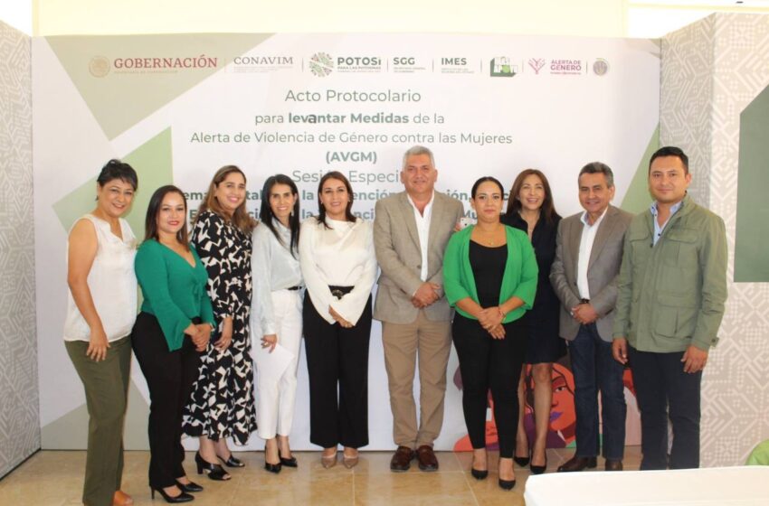 Fortalecen protección en municipios donde se levantó la Alerta de Violencia de Género en San Luis Potosí
