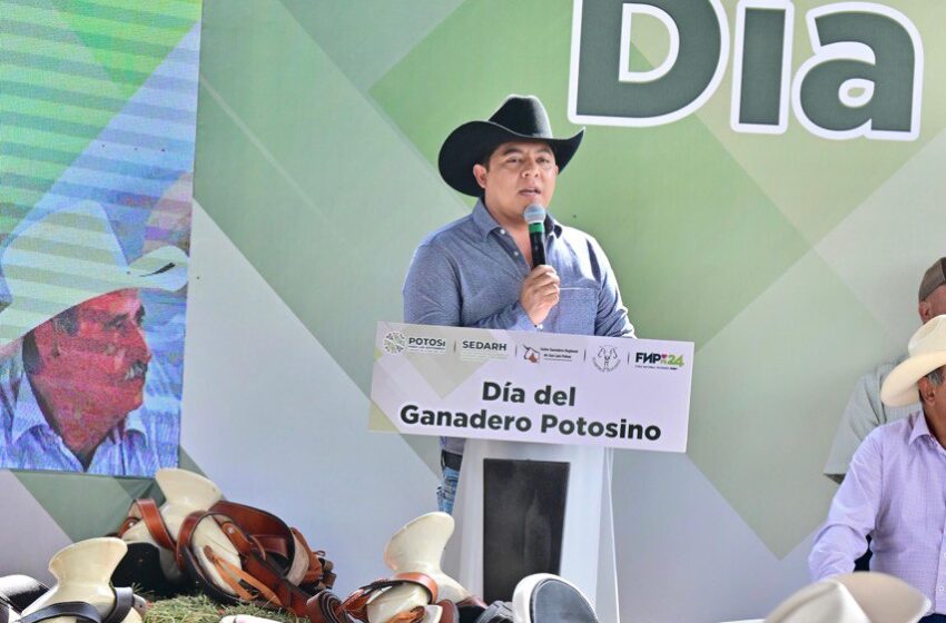 Gobierno de San Luis Potosí refuerza el apoyo a la ganadería con inversiones millonarias