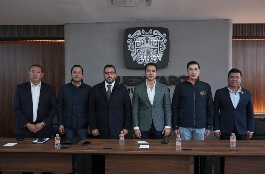 Alcaldes de la zona metropolitana de Querétaro acuerdan operativos conjuntos para reforzar la seguridad en establecimientos