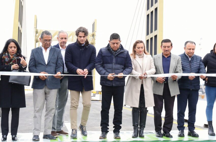  Ricardo Gallardo Inaugura Puente Vehicular En Circuito Potosí