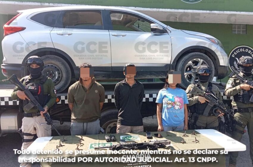 En Ciudad Valles Guardia Civil Estatal Desarticula Presunta Célula Criminal Proveniente De Matamoros, Tamaulipas