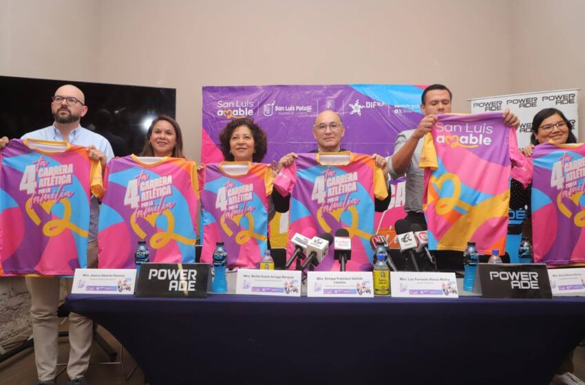 DIF Municipal invita a correr por la salud mental, en la 4ta Carrera por la Familia