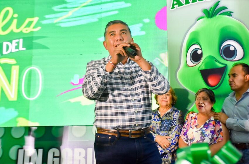 Gobierno Estatal Y Municipal Celebran Con Alegría El Día De La Niñez En La Colonia Cactus