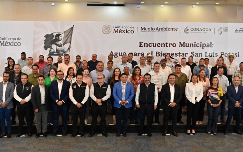 Ricardo Gallardo Y Federación Coordinan Infraestructura Hídrica En Slp