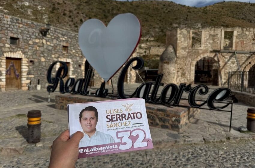 Ulises Serrato visita el Altiplano Potosino en busca del voto el 1 de junio