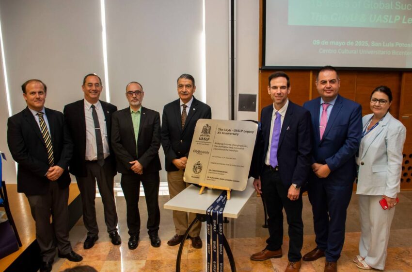 UASLP y CityU celebran 15 años de alianza educativa internacional