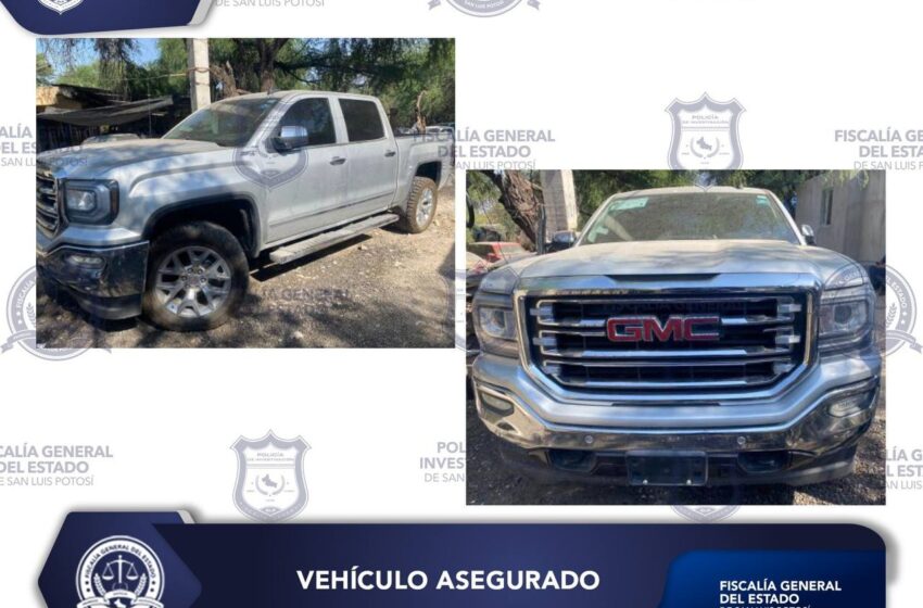 Elementos Investigadores Recuperan Camioneta Con Alteraciones En El Número De Serie En Rioverde