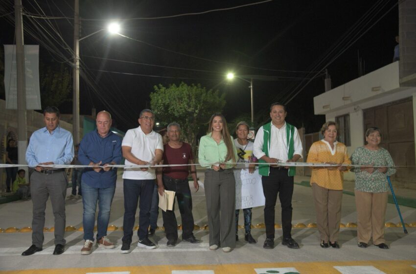 Alcalde Juan Manuel Navarro Entrega Obras De Pavimentación Y Alumbrado Que Modernizan La Colonia Niños Héroes