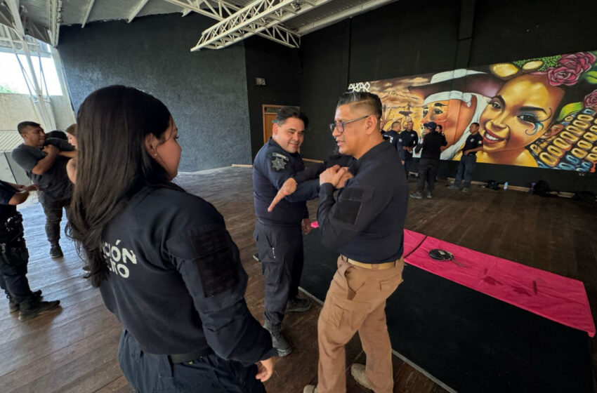 Policías Municipales Reciben Capacitación