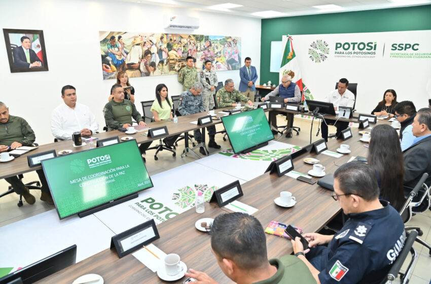 Coordinación Con Municipios Fortalece La Seguridad En San Luis Potosí