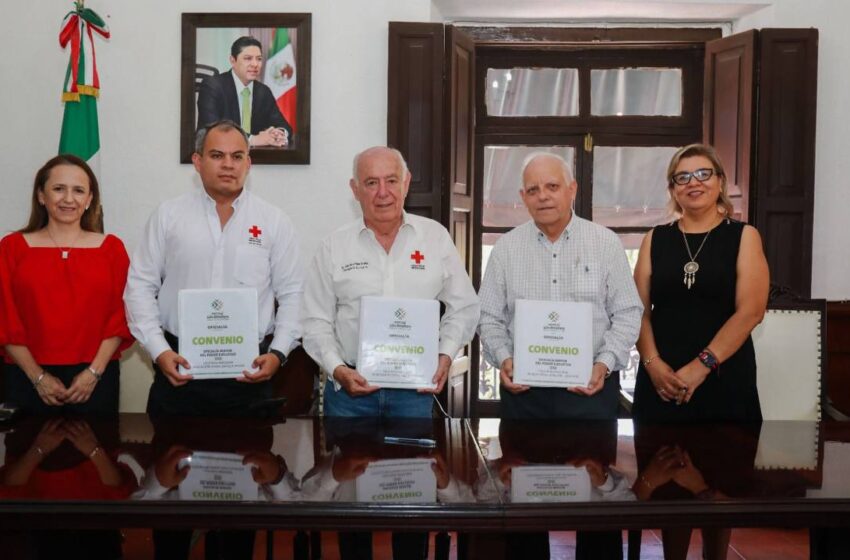 Gobierno Del Estado Firma Convenio Con La Cruz Roja