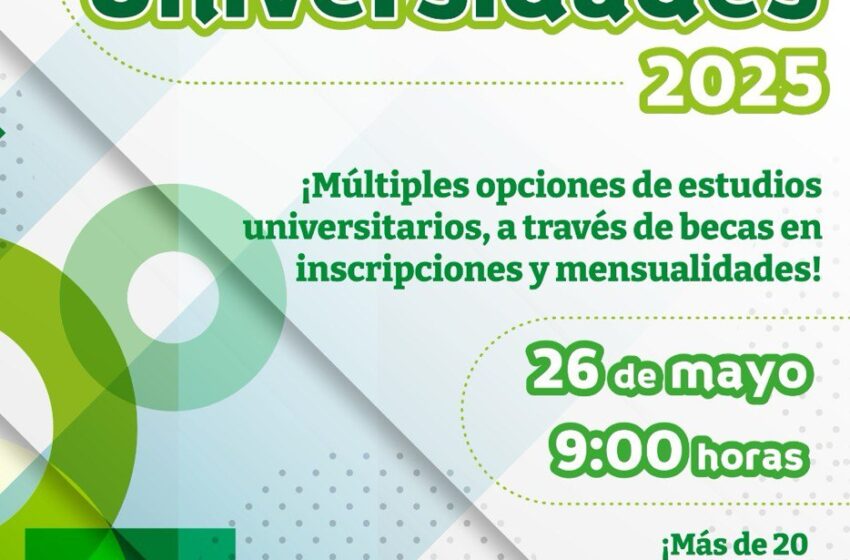 Soledad de G. S. Acerca educación superior accesible a la juventud con Feria de Universidades