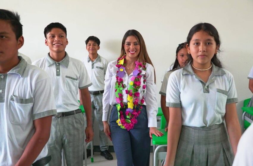 Senadora Ruth González gestiona apoyos a estudiantes de la Huasteca