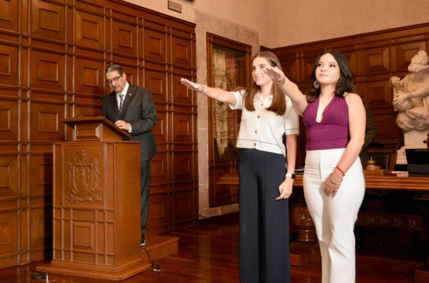 Rinden protesta nuevas dirigentes de la Federación Universitaria Potosina de la UASLP