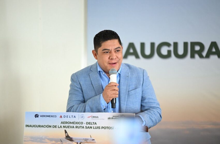  Inaugura Ricardo Gallardo La Nueva Ruta Aérea San Luis Potosí – Atlanta