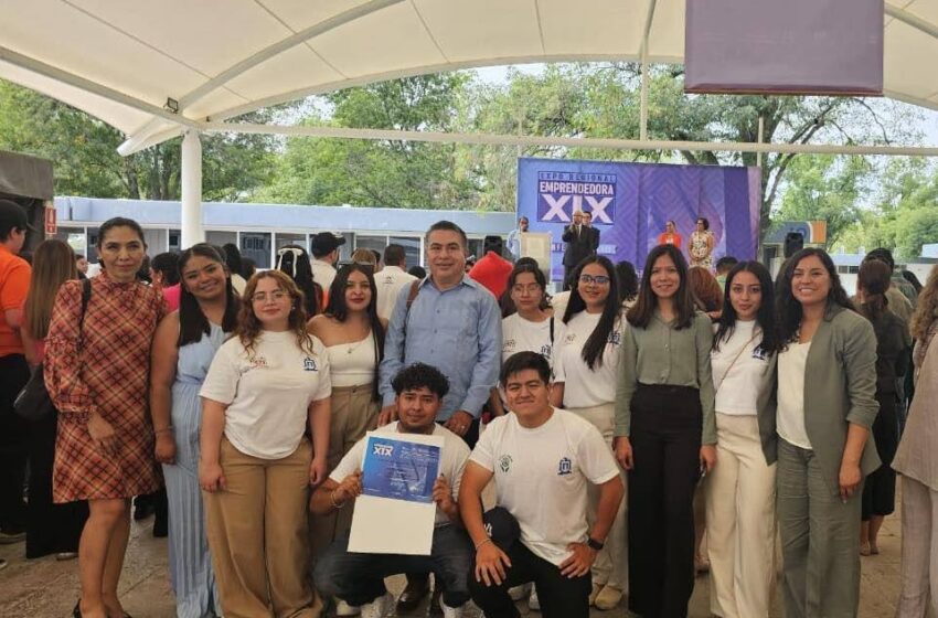 Estudiantes de la UAMRA-UASLP ganan primer lugar en tecnología en la XIX Expo Regional Emprendedora ANFECA