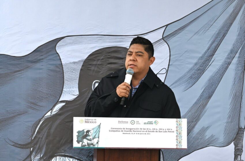 Seguridad Sin Límites Promueve Ricardo Gallardo Con Apoyo De La Guardia Nacional
