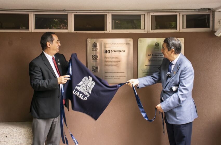 UASLP conmemora 40 años de egreso de generaciones de Ingeniería Civil