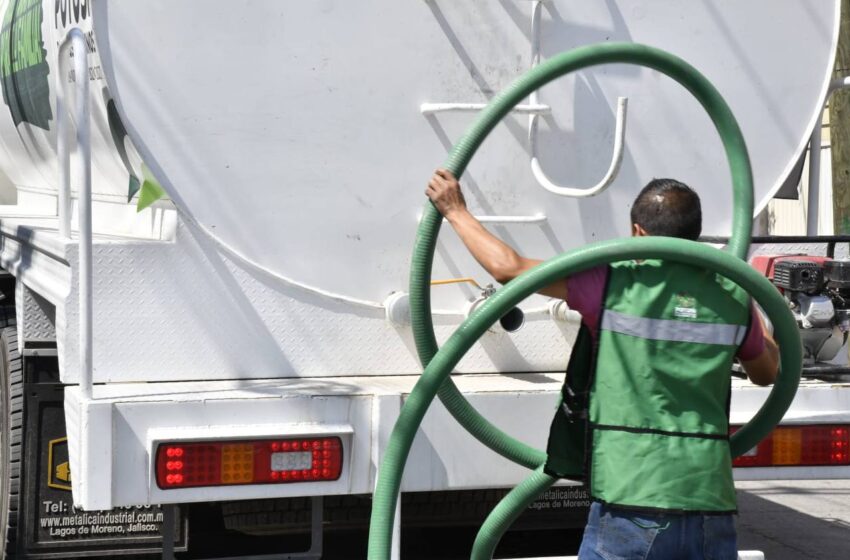 Gobierno Estatal Refuerza Entrega De Agua Por Falla En El Realito